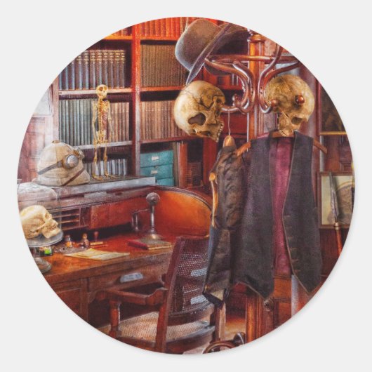 Macabre - In der Headhunter-Studie Runder Aufkleber (Vorderseite)