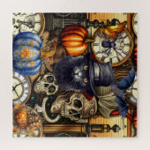 Macabre Mashup: Steampunk Halloween Delights Puzzle (Horizontal)