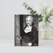 Macabre Mistress Gothic Vampire Postcard Postkarte (Stehend Vorderseite)