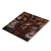 Macabre - Puppen - Freund zum Abendessen Fliese (Seite)