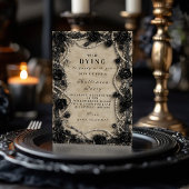 Macabre Rose Gothic Halloween Ansammlung Einladung