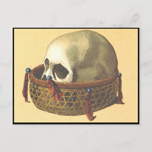 Macabre: Skull - Neue Guinea Postkarte (Vorderseite)