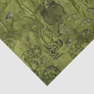 Macabre Snakes Halloween Seidenpapier