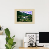 Macal River Falls - Black Rock - Belize Poster (Heimbüro)