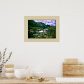 Macal River Falls - Black Rock - Belize Poster (Küche)