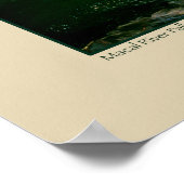 Macal River Falls - Black Rock - Belize Poster (Ecke)