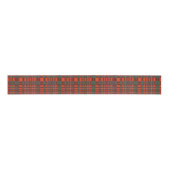 Macalister Clan karierter schottischer Tartan Ripsband (Vorderseite)
