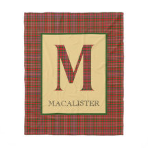 MacAlister Tartan Monogram M