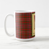 MacAlister Tartan Monogram M Kaffeetasse (Links)