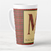 MacAlister Tartan Monogram M Milchtasse (Linke Ecke)