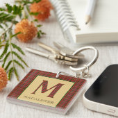 MacAlister Tartan Monogram M Schlüsselanhänger (Vorderseite rechts)