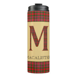 MacAlister Tartan Monogram M Thermosbecher