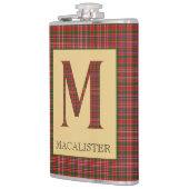 MacAlister-Tartan Monogramm M Flachmann (Links)