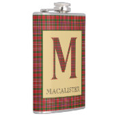 MacAlister-Tartan Monogramm M Flachmann (Rechts)