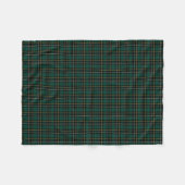 MacAlpine Clan Green und Black Tartan Fleecedecke (Vorderseite (Horizontal))