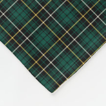 MacAlpine Clan Green und Black Tartan
