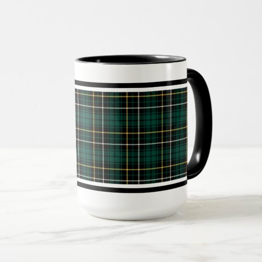 MacAlpine Clan Tartan Tasse (VorderseiteRechts)