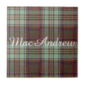 MacAndrew Clan karierter schottischer Kilt Tartan Fliese (Vorderseite)