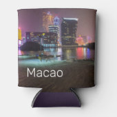 Macao Casino Skyline Panorama China Dosenkühler (Vorderseite)