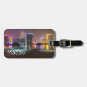 Macao Casino Skyline Panorama China Gepäckanhänger (Vorderseite horizontal)