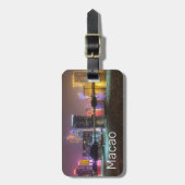 Macao Casino Skyline Panorama China Gepäckanhänger (Vorderseite vertikal)