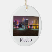 Macao Casino Skyline Panorama China Keramik Ornament (Rechts)