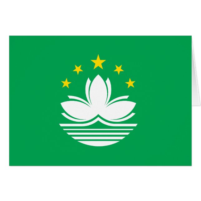 Macao-Flagge (Vorderseite (Horizontal))