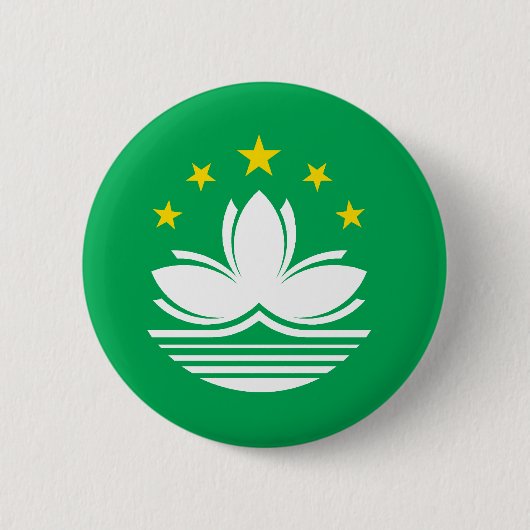 Macao-Flagge Button (Vorderseite)