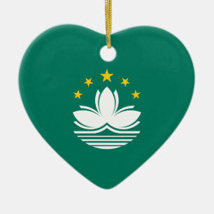 Macao-Flagge Keramikornament