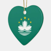 Macao-Flagge Keramikornament (Links)
