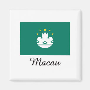 Macao-Flaggen-Entwurf Magnet