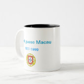 Macao-Kaffee-Tasse Zweifarbige Tasse (Vorderseite Links)