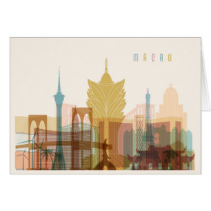 Macao, StadtSkyline der China-