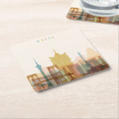 Macao, StadtSkyline der China-| Rechteckiger Pappuntersetzer (angewinkelt)