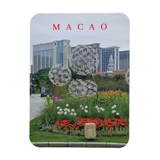 Macao Taipa Cotai Casinos Blick Kühlschrankmagnet Magnet (Vertikal)