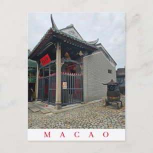 Macao Tempelansicht Postkarte