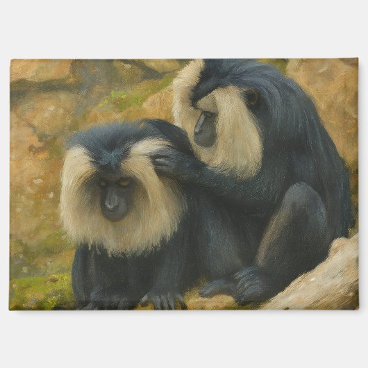Macaque Bond - Grooming Ritual Magnet (Vorderseite)