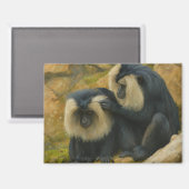 Macaque Bond - Grooming Ritual Magnet (Vorderseite/Rückseite)