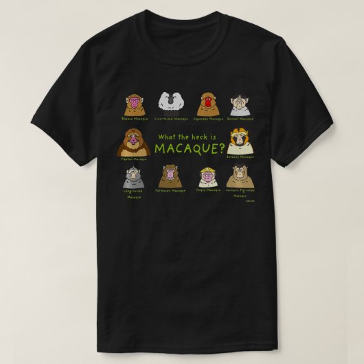 Macaques  T-Shirt (Design vorne)