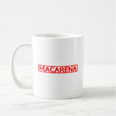 Macarena-Briefmarke Kaffeetasse (Links)