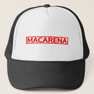 Macarena-Briefmarke Truckerkappe