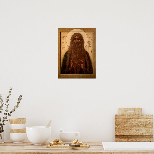 Macarius von Ägypten Poster (Küche)