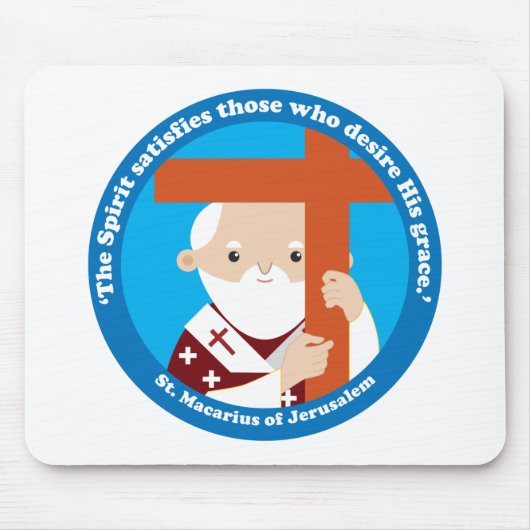 Macarius von Jerusalem Mousepad (Vorne)
