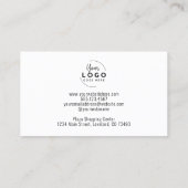 Macaron Bakery Visitenkarte (Rückseite)