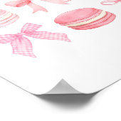 Macaron Bow Print Poster (Ecke)