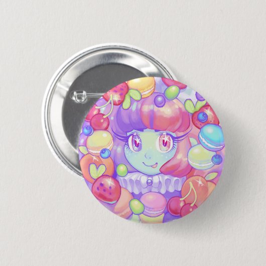 Macaron Button (Vorne & Hinten)