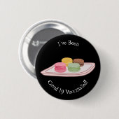 Macaron Cartoon-Illustration Button (Vorne & Hinten)