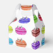 Macaron Cartoon Pattern Geschenkschachtel (Rückseite)