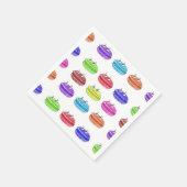 Macaron Cartoon Pattern Serviette (Ecke)