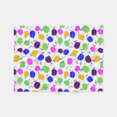 Macaron Confetti Blanket Fleecedecke (Vorderseite (Horizontal))